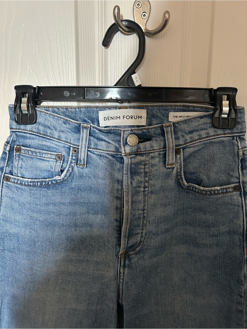Denim Forum Arlo High Rise Straight Jeans